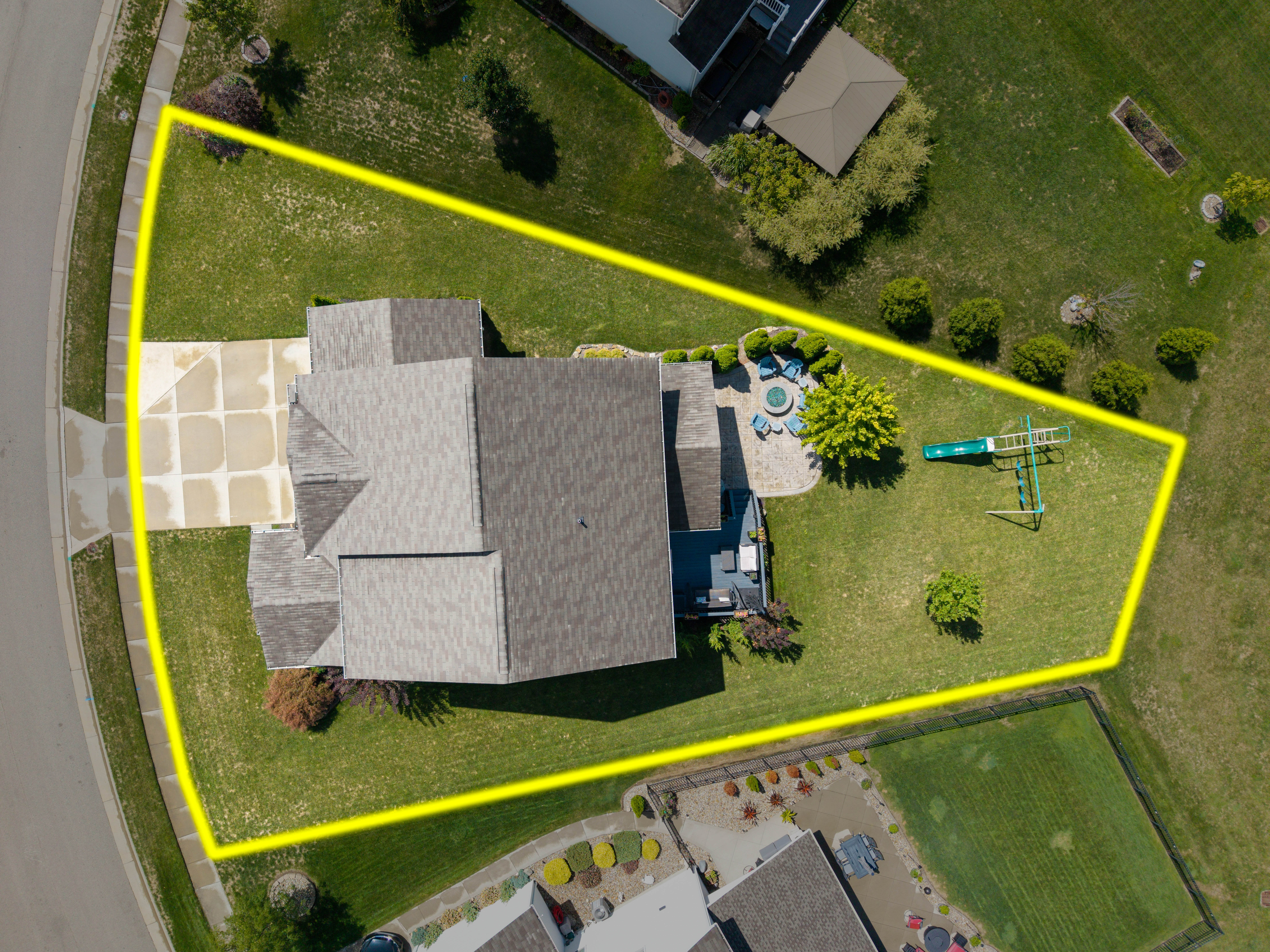 Lot — Top Down + Property Lines